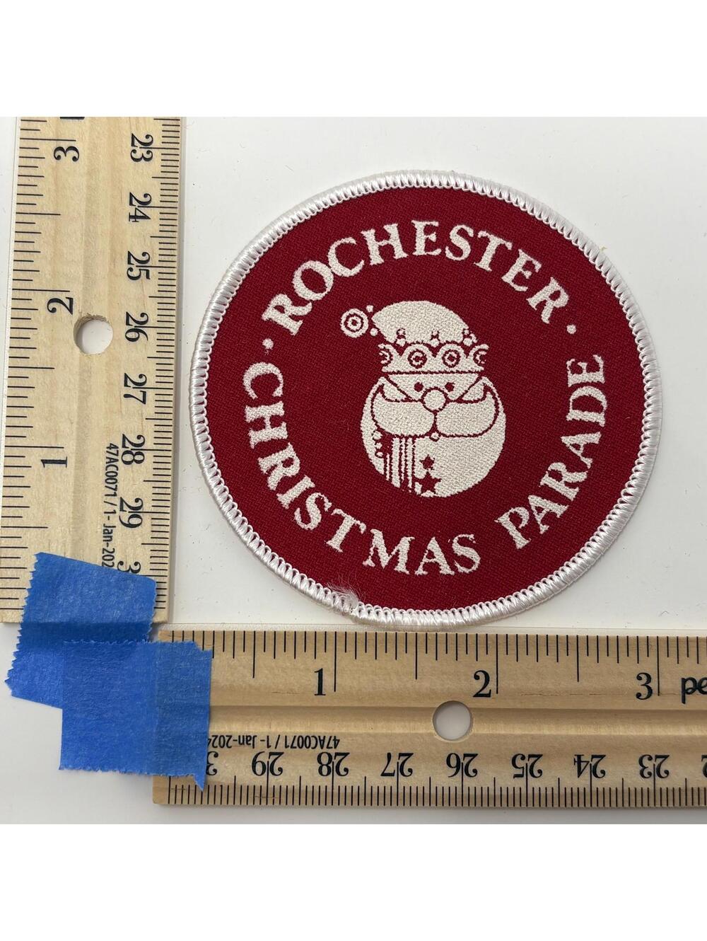 Rochester Michigan Christmas Parade Embroidered Patch Souvenir Santa Collectible